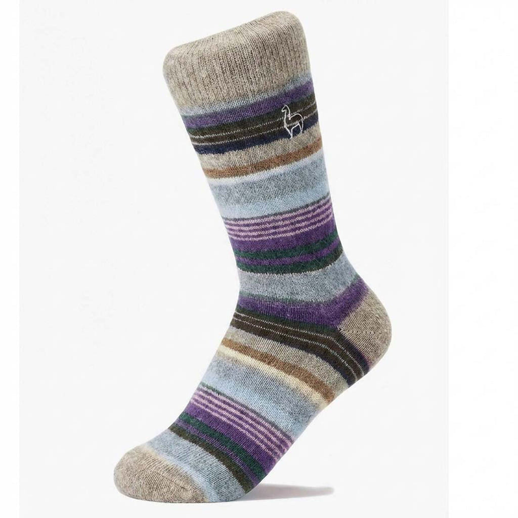 Mist Alpaca Socks - Berry by Shupaca