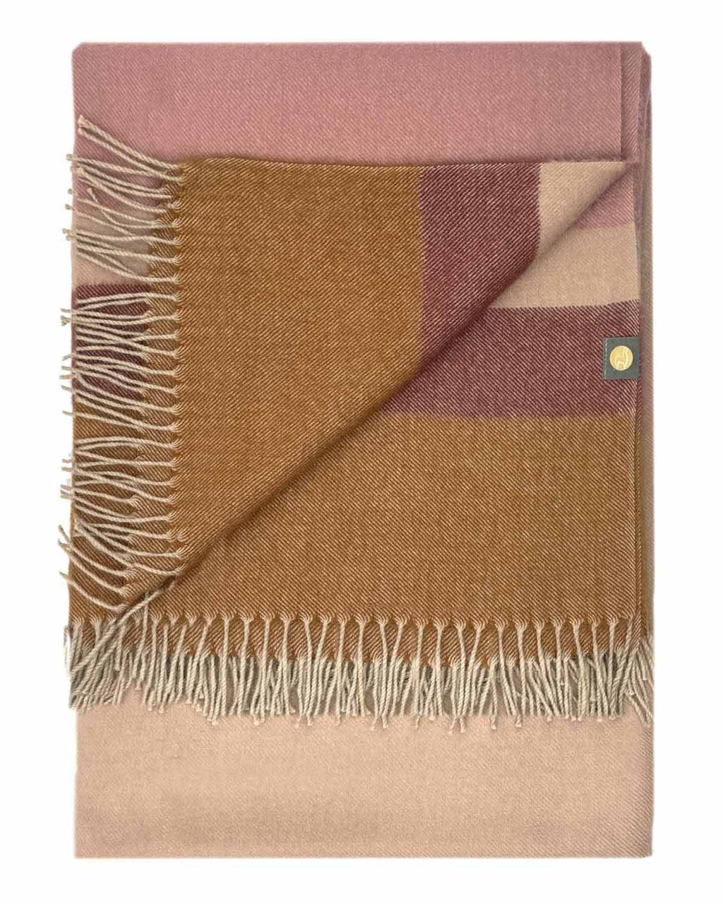 Mocha Mousse 100% Baby Alpaca Throw Blanket by Shupaca