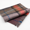 Mulberry Alpaca Tartan Scarf - Rosewood by Shupaca