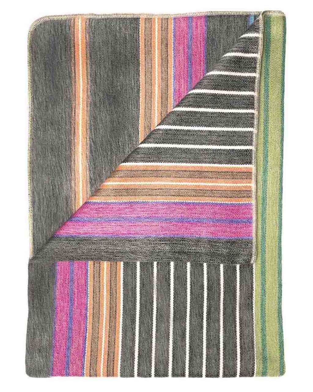 Multicolor Alpaca Throw Blanket - Fireworks by Shupaca