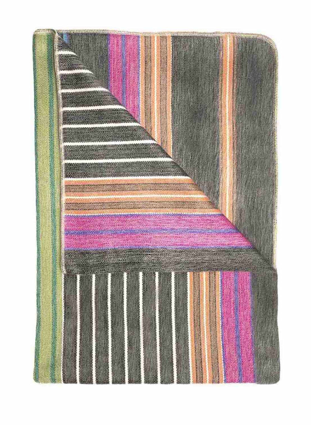 Multicolor Alpaca Throw Blanket - Fireworks by Shupaca