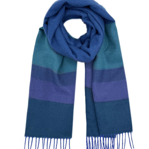 NEW! 100% Baby Alpaca Scarf - Adriatic by Shupaca