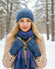 NEW! 100% Baby Alpaca Scarf - Adriatic by Shupaca