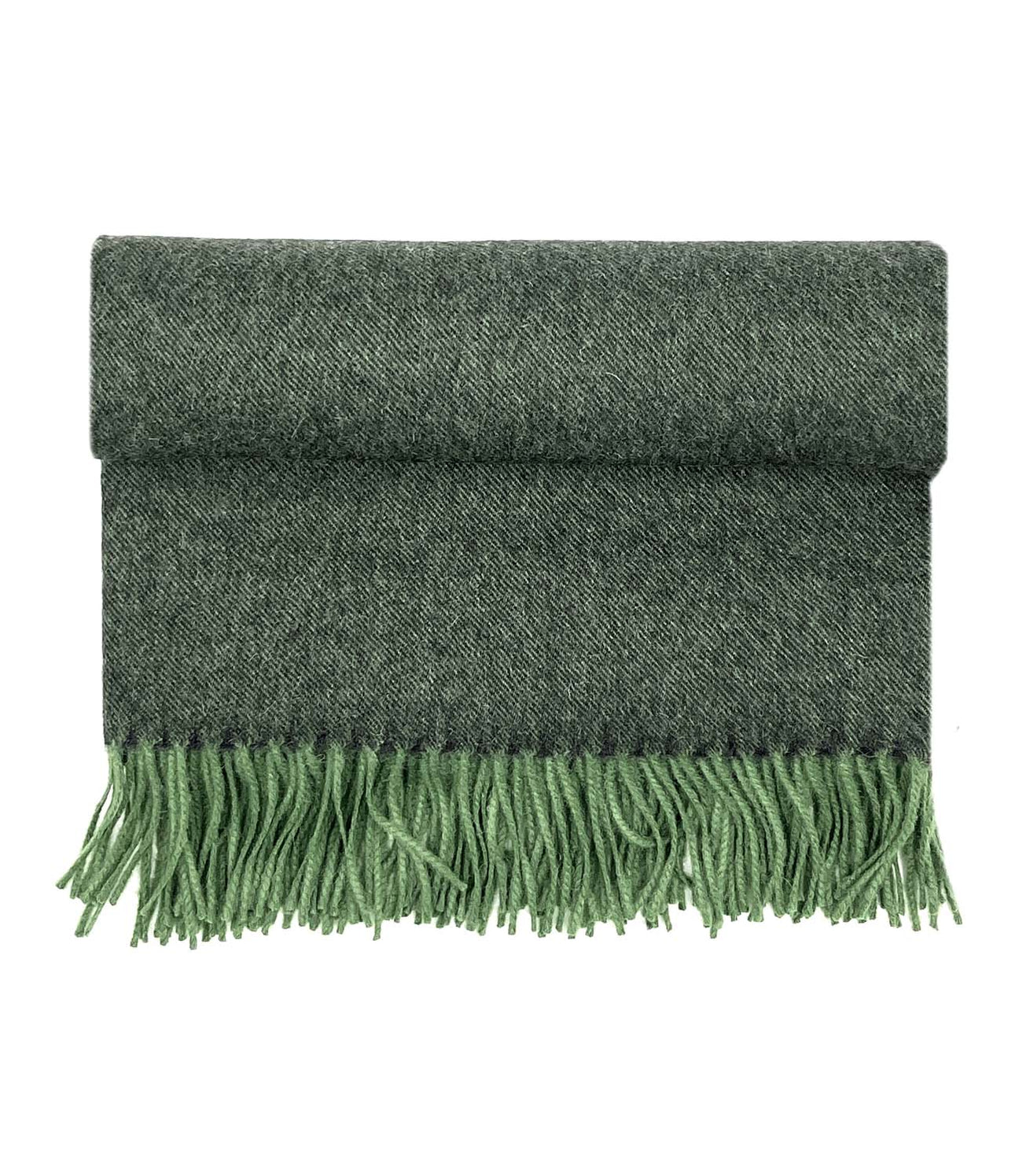 Chartreuse and Black Diamond 100% Baby Alpaca Scarf