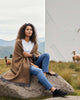 NEW! 100% Baby Alpaca Throw - Tapenade by Shupaca