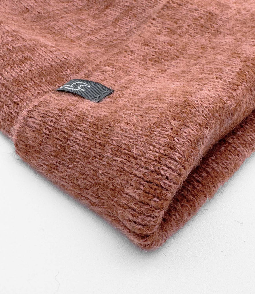 NEW! Alpaca Beanie - Brushed - Cinnamon by Shupaca