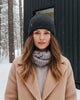 NEW! Alpaca Beanie - Brushed - Noir by Shupaca