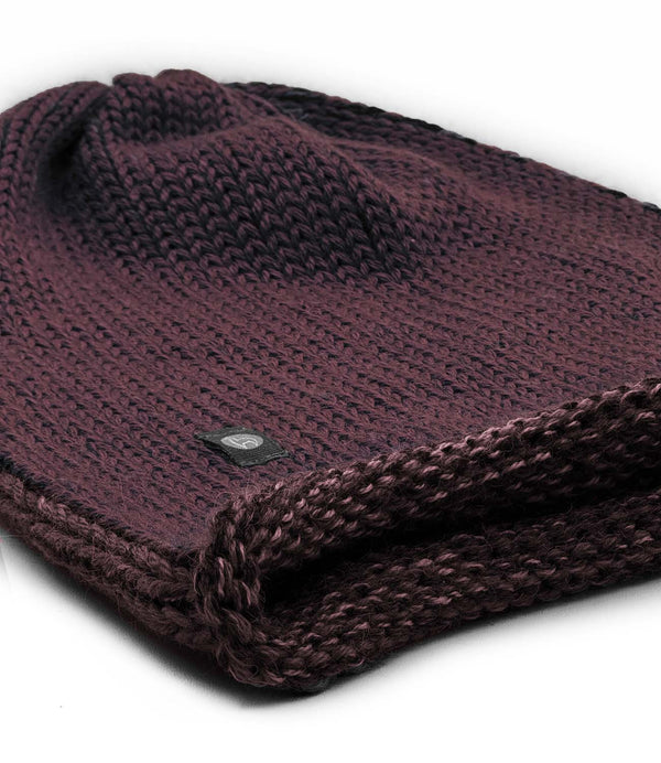 NEW! Alpaca Beanie Hat - Rustic - Maroon by Shupaca