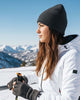 NEW! Alpaca Beanie Hat - Trail - Noir by Shupaca