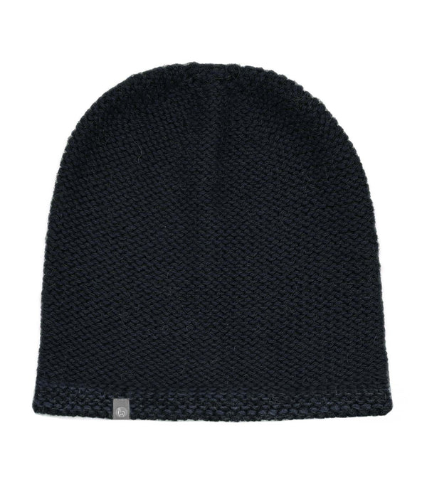 NEW! Alpaca Beanie Hat - Trail - Noir by Shupaca