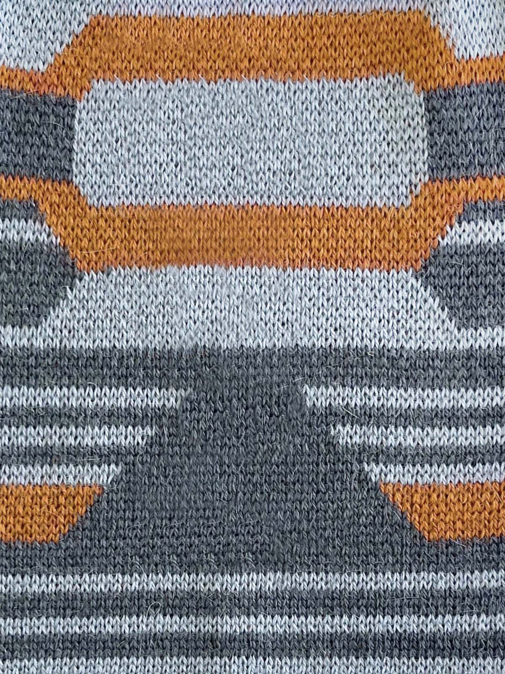 Lakeview alpaca beanie with Incan-inspired pattern, Shupaca