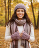 NEW! Alpaca Gloves - Accordion - Black Cherry by Shupaca