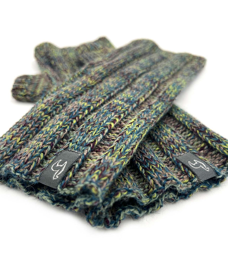 NEW! Alpaca Gloves - Accordion - Moss by Shupaca