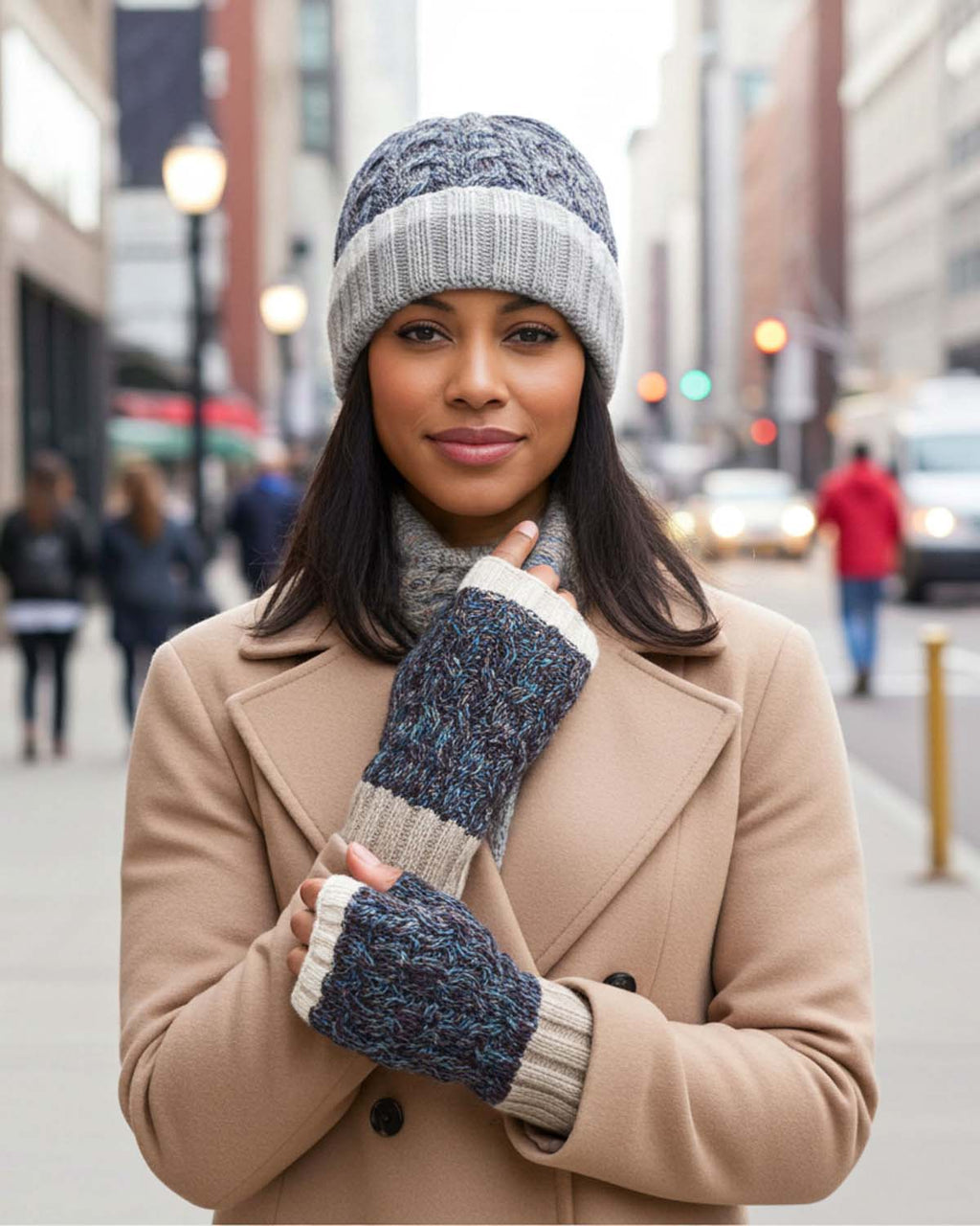 NEW! Alpaca Gloves - Braided - Rockfish by Shupaca