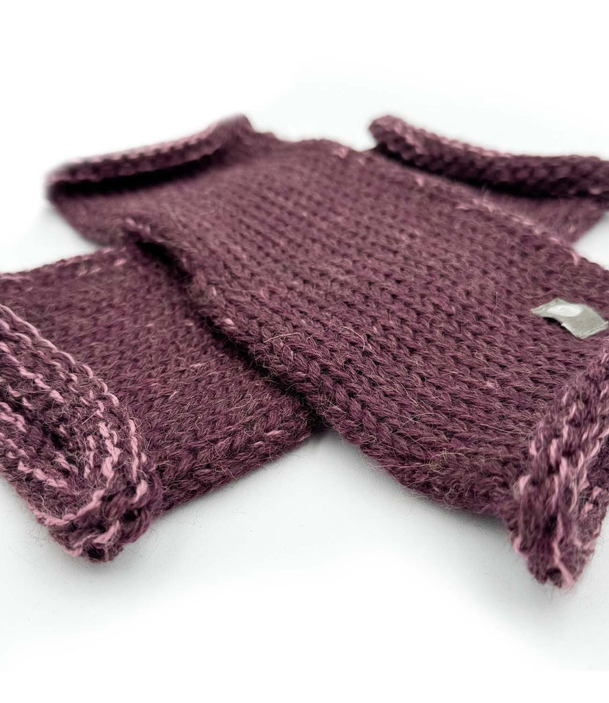 NEW! Alpaca Gloves - Rustic - Maroon by Shupaca