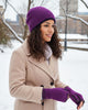 NEW! Alpaca Gloves - Trail - Mulberry by Shupaca