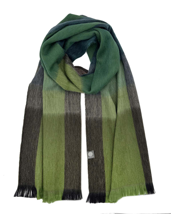 ALPACA SCALF 　markaware Wholesale Alpaca 100% Baby Melange Salt and Pepper Scarf Two