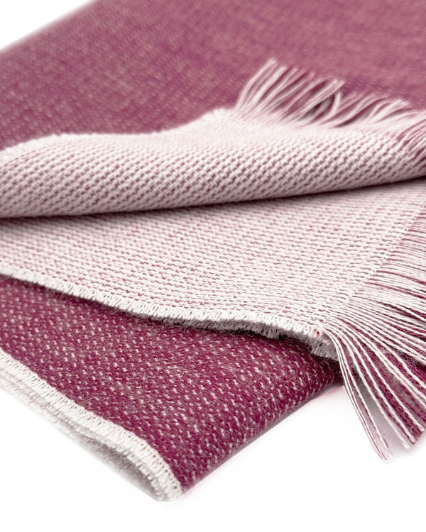 NEW! Alpaca Scarf Reversible - Frosted Cranberry by Shupaca