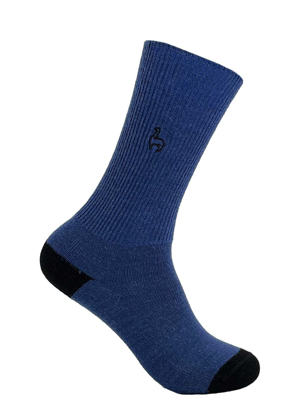 Aqua alpaca business socks with navy and ocean blue, Shupaca