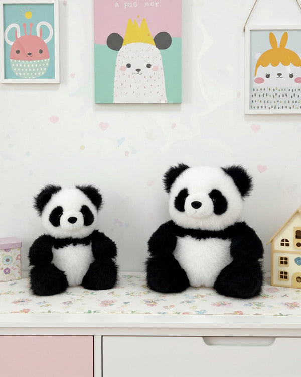 NEW! Alpaca Stuffed Animal - Panda - Small 7" by Shupaca