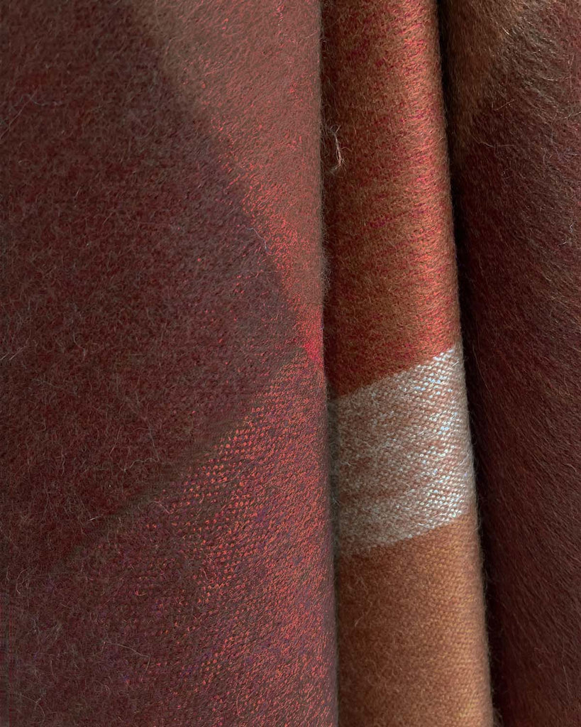 NEW! Alpaca Throw Blanket - Amber by Shupaca