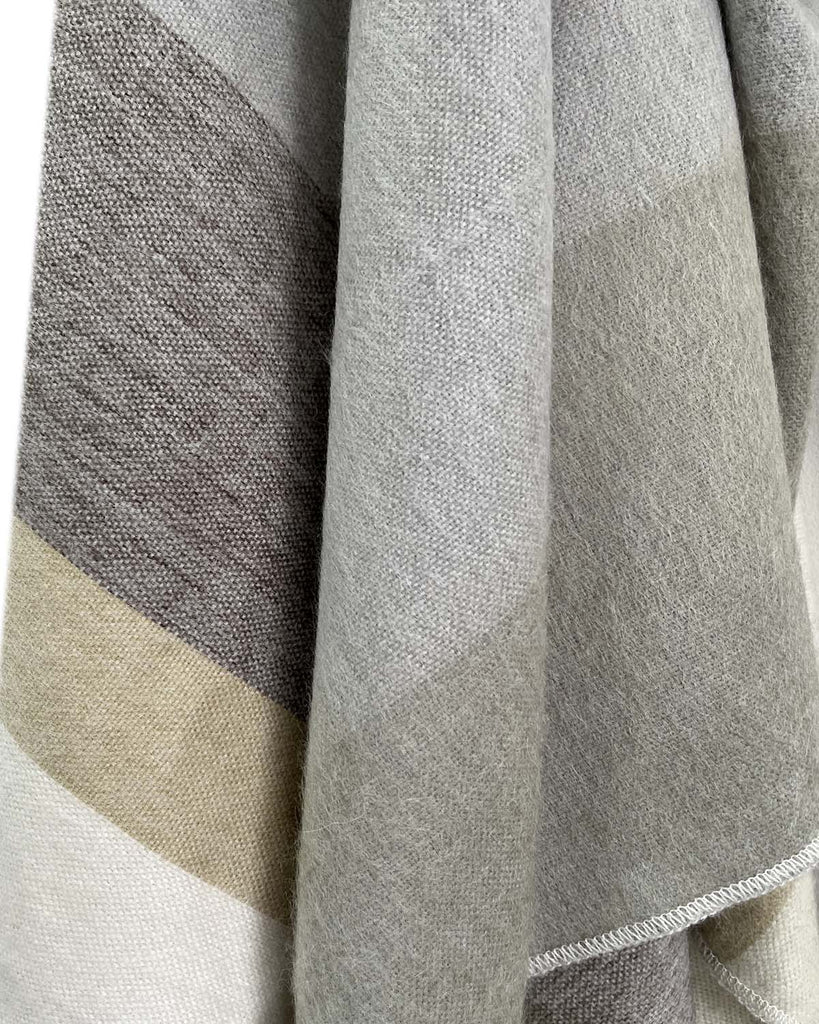 NEW! Alpaca Throw Blanket - Salt Flat by Shupaca