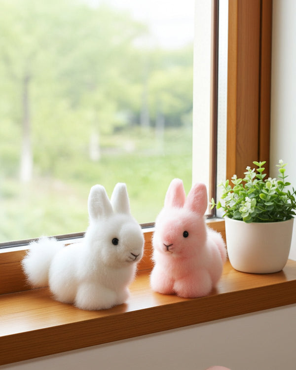 NEW! Fantasy Alpaca Stuffed Animal - Bunny - Micro 6" by Shupaca