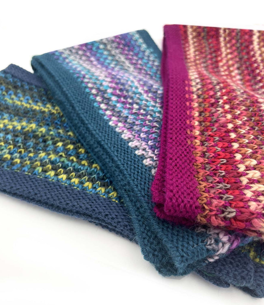 NEW! Kid's Alpaca Scarf - Speckle - Bluefish by Shupaca