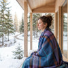 Ocean Alpaca Throw Blanket - Pacific by Shupaca