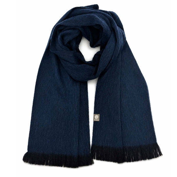 Ocean Blue Alpaca Scarf - Caspian by Shupaca