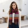 Plum 100% Baby Alpaca Scarf - Raven by Shupaca