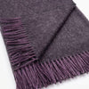 Plum 100% Baby Alpaca Throw Blanket - Elderberry by Shupaca