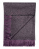 Plum 100% Baby Alpaca Throw Blanket - Elderberry by Shupaca