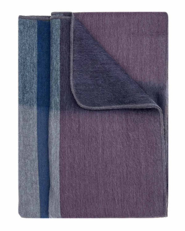 Plum Alpaca Throw Blanket by Shupaca