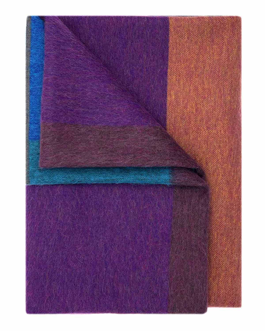 Plum Alpaca Throw Blanket - Grapevine by Shupaca