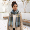 Sage Alpaca Tartan Scarf - Shoreline by Shupaca