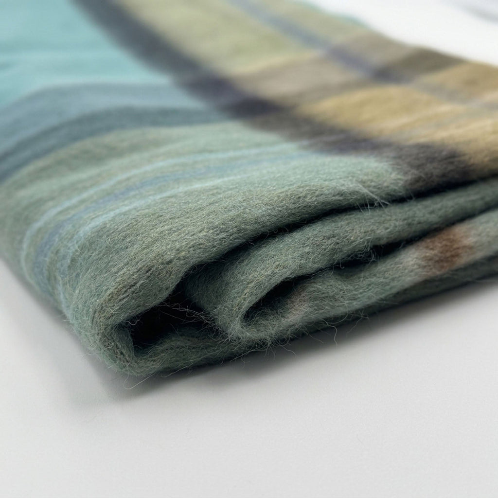 Sage Alpaca Throw Blanket - Pebble by Shupaca