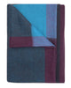 Sky Blue Alpaca Throw Blanket - Nightfall by Shupaca