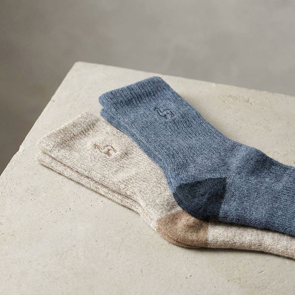 Slate Alpaca Socks - Bluestone by Shupaca