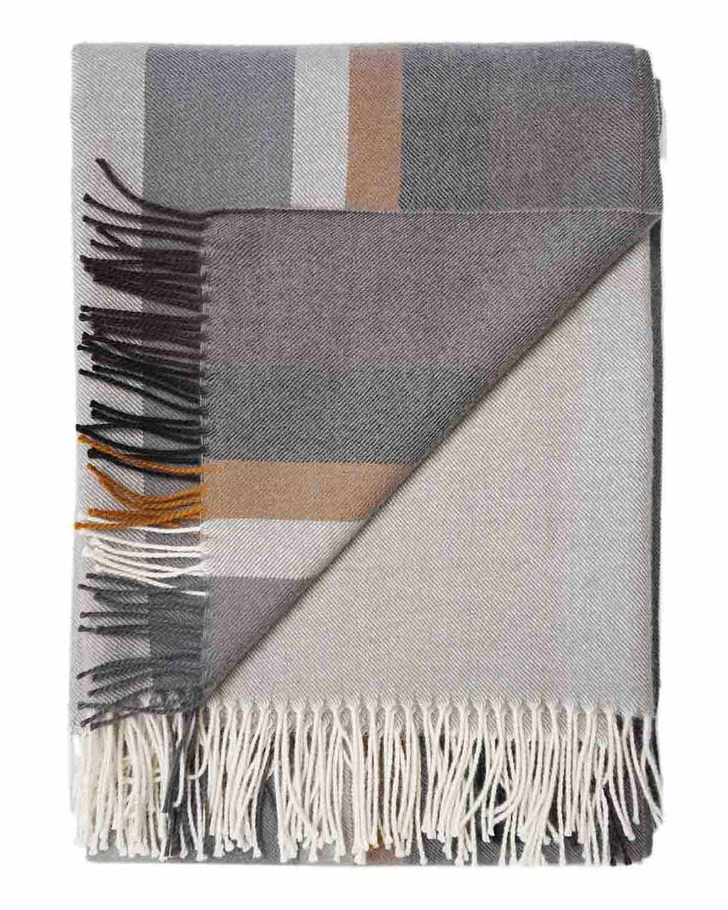 Stone 100% Baby Alpaca Throw Blanket - Dove Tail by Shupaca