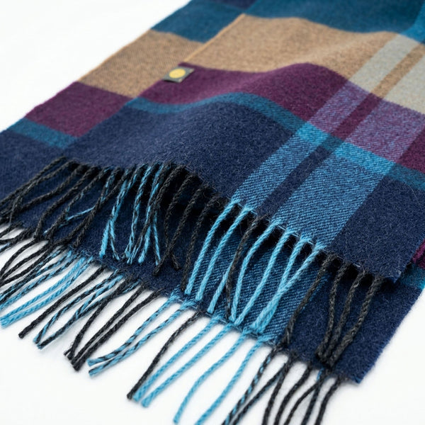 Teal 100% Baby Alpaca Scarf - Orion by Shupaca