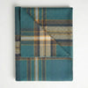 Teal Alpaca Throw Blanket - Cedar by Shupaca