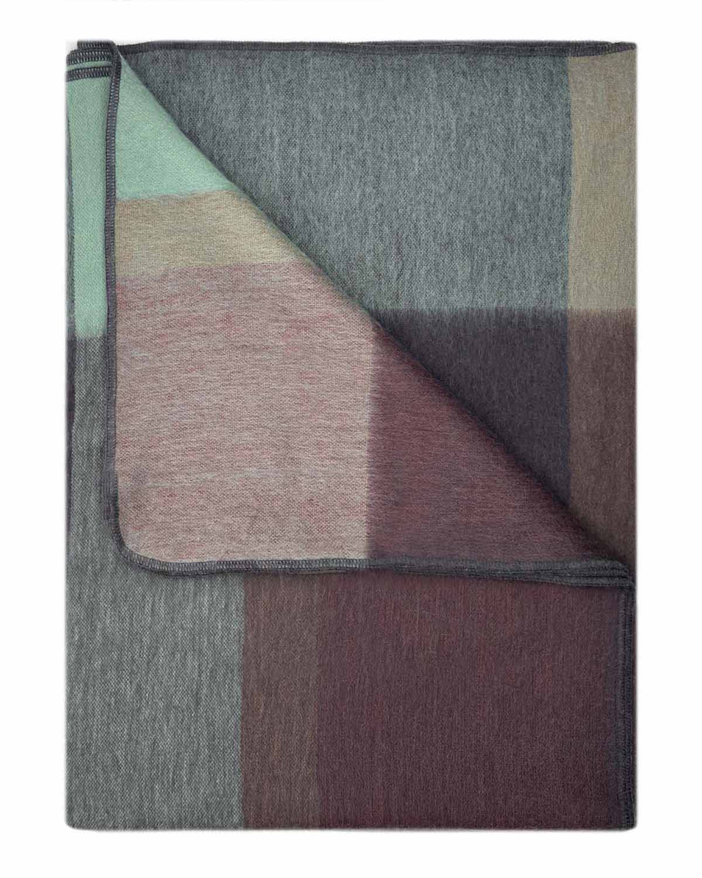 Wine Alpaca Throw Blanket - Twilight by Shupaca