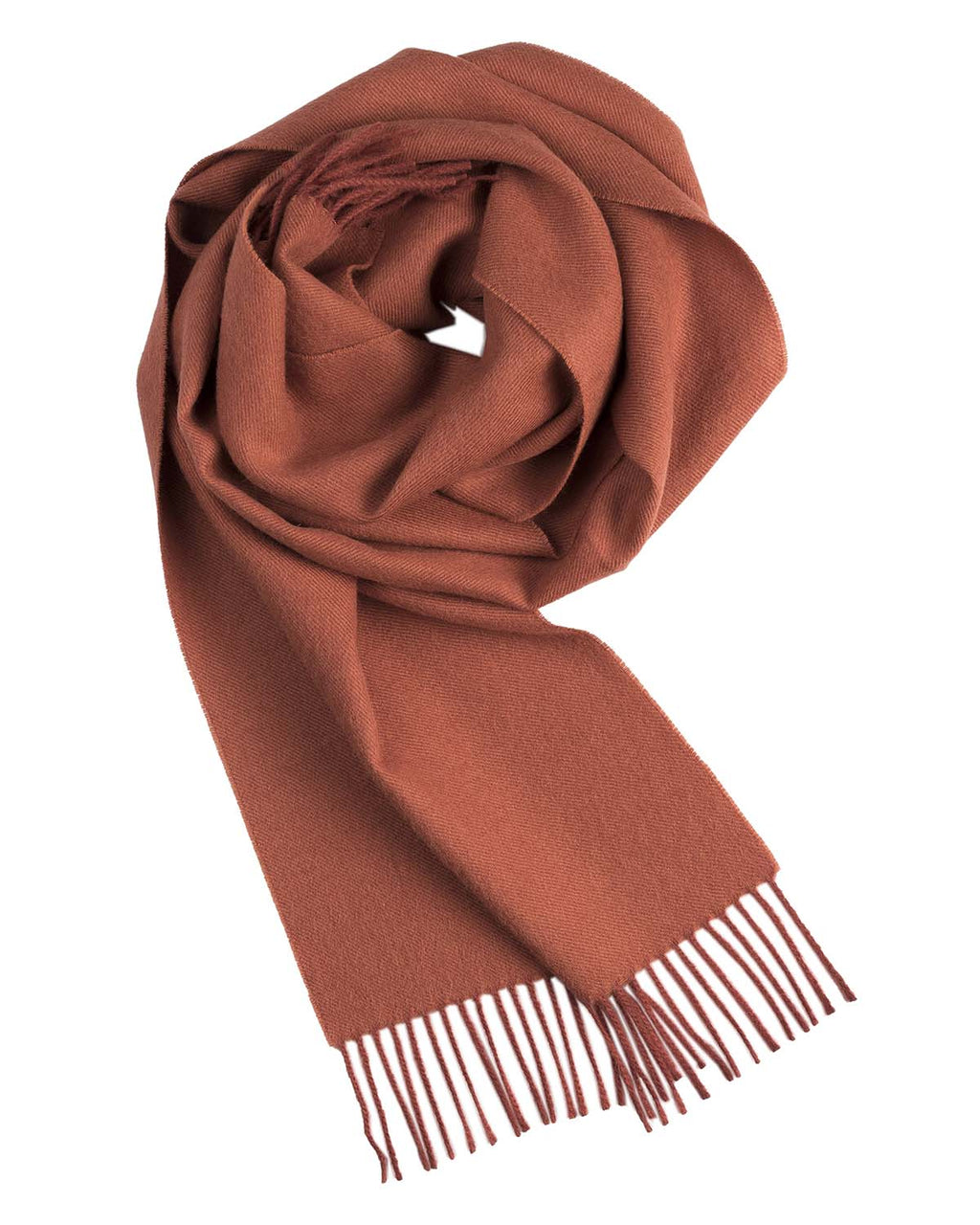 Crimson 100% baby alpaca scarf with burnt terracotta and brick orange tones, Shupaca
