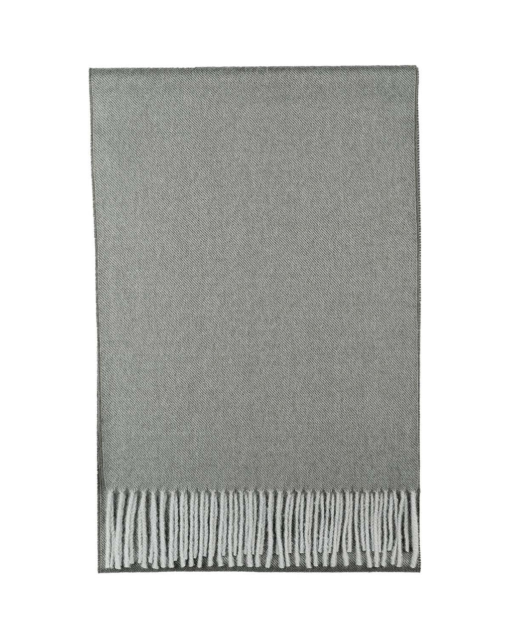 Charcoal gray 100% baby alpaca scarf in Iron Ore, minimalist, Shupaca