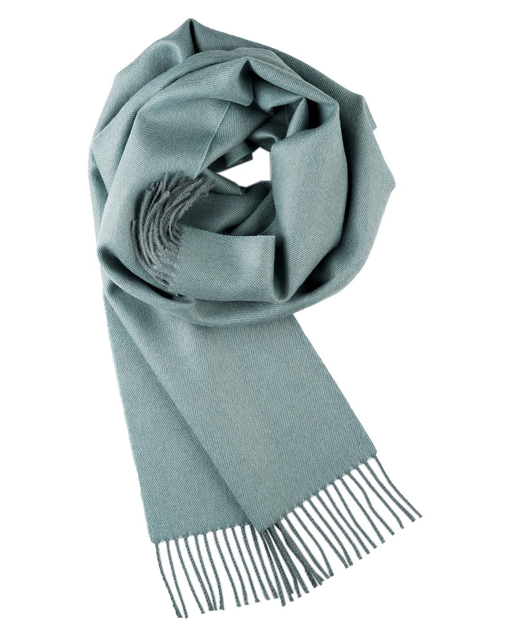 Silver 100% baby alpaca scarf in Misty Mountain with pale blue accents, Shupaca