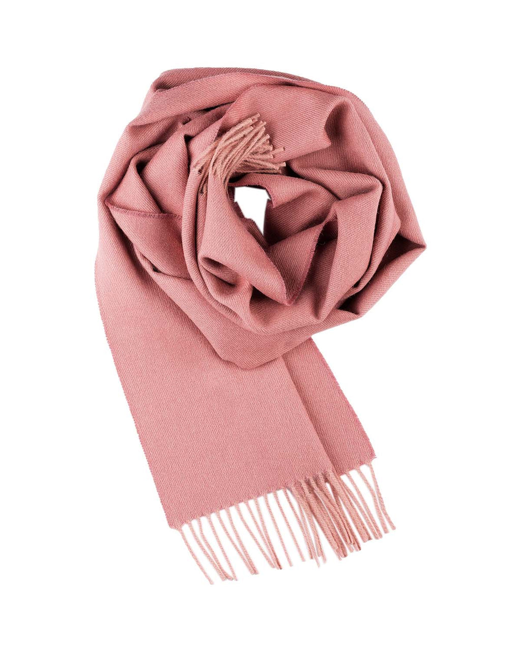 Dusty rose 100% baby alpaca scarf in Persimmon with warm pink tones, Shupaca