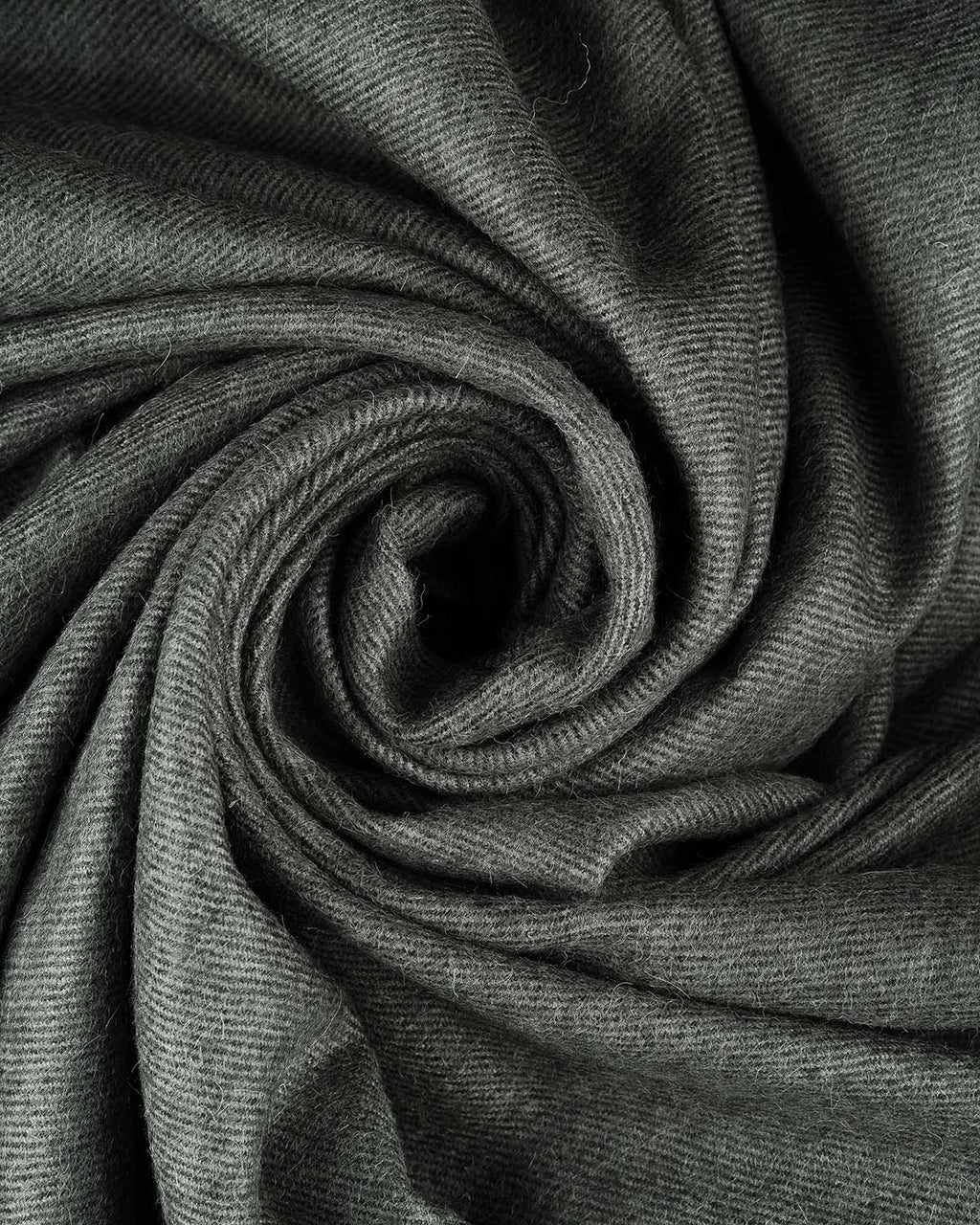 Charcoal 100% baby alpaca throw blanket in Carbon with midnight black, Shupaca