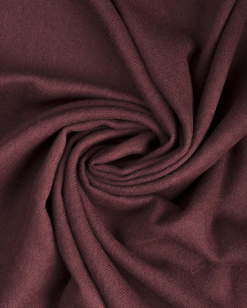 Wine 100% baby alpaca throw blanket in Malbec with fringe, Shupaca