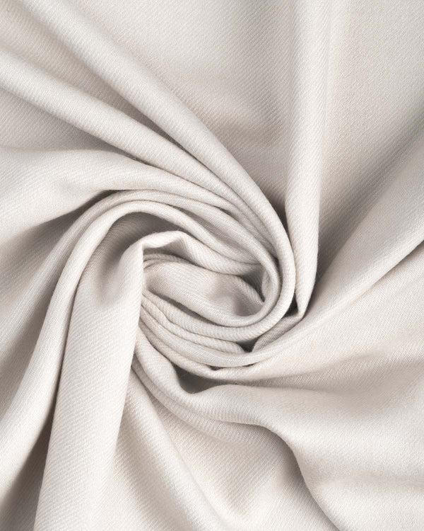 Ivory 100% baby alpaca throw blanket in Porcelain, pure ivory, Shupaca